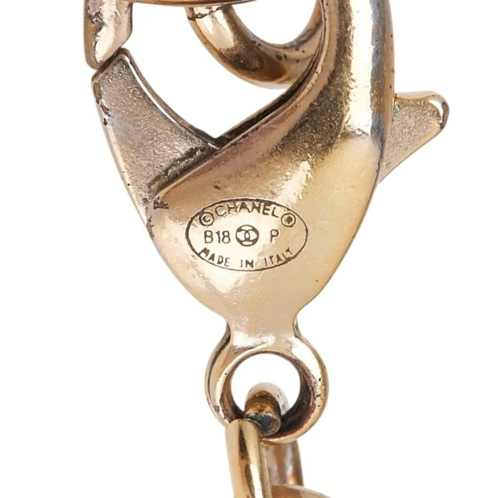 CHANEL Gold Logo Necklace - Picture 7 of 8